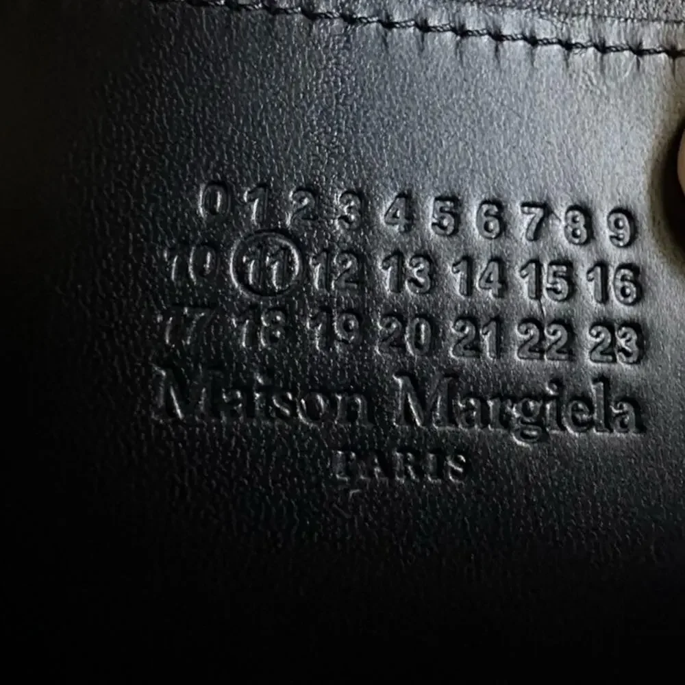 Maison Margiela Reflective Mirror Leather Clutch Wristlet MM11 SS17 Silver